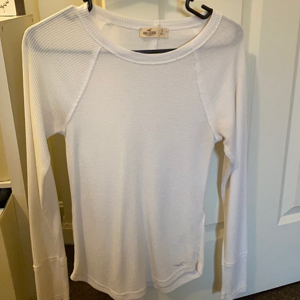 Hollister White Long Sleeve Size Small